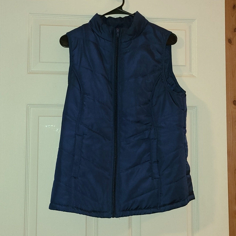 Red Camel Navy Blue Puffer Vest Large